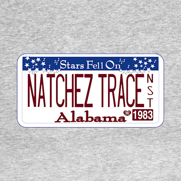 Natchez Trace National Scenic Trail, Alabama License Plate by nylebuss